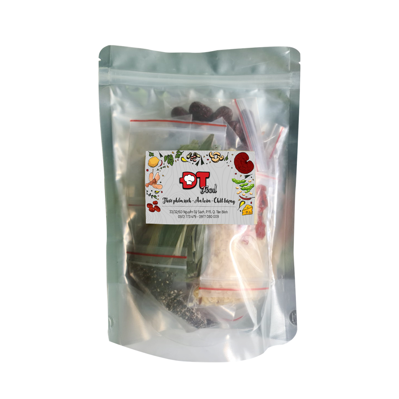 Set Chè Dưỡng Nhan thơm ngon bổ dưỡng 12 vị 400G DTFood ( nấu được cho 12-15 người ăn)