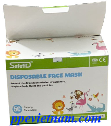 Khẩu trang y tế trẻ em safefit