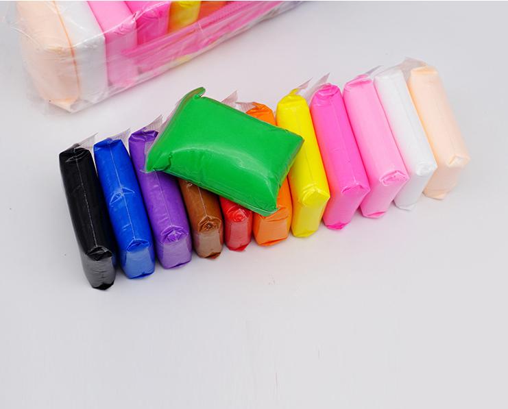 Đất Nặn Bột Nặn Nhật Bản Siêu Nhẹ An Toàn 12 Màu Nguyên Bộ và Dụng Cụ