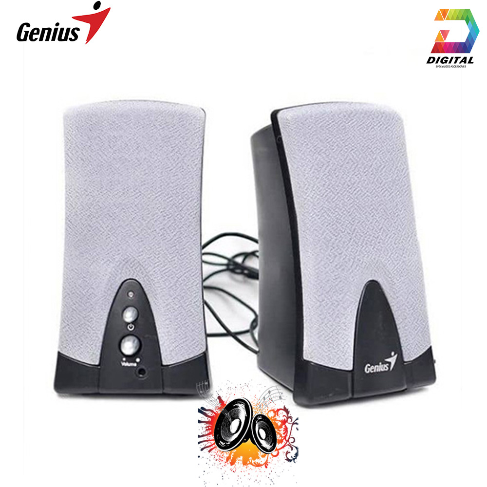 Loa vi tính genius sp-q06s chính hãng âm thanh 2.0