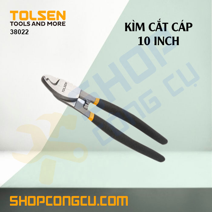 Kìm cắt cáp 10 inch tolsen 38022
