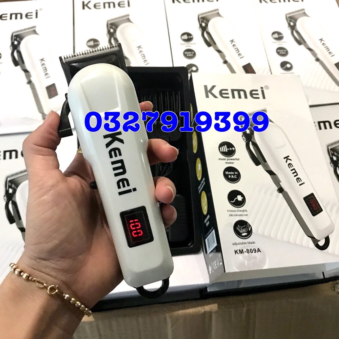 Tông đơ cắt tóc cao cấp kemei 809a