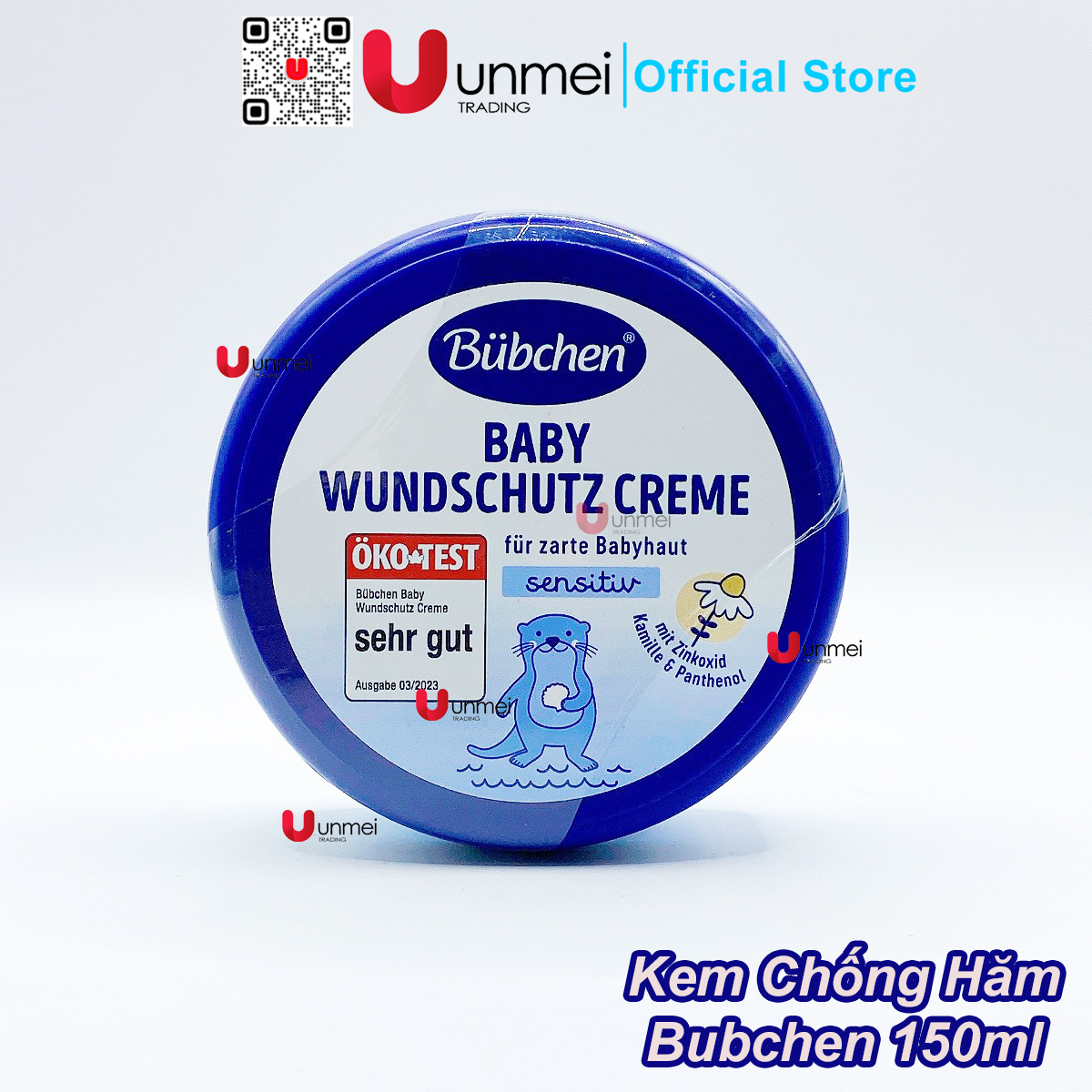 Kem chống hăm Baby Wundschutz Creme BUBCHEN 150ml dành cho bé từ sơ sinh