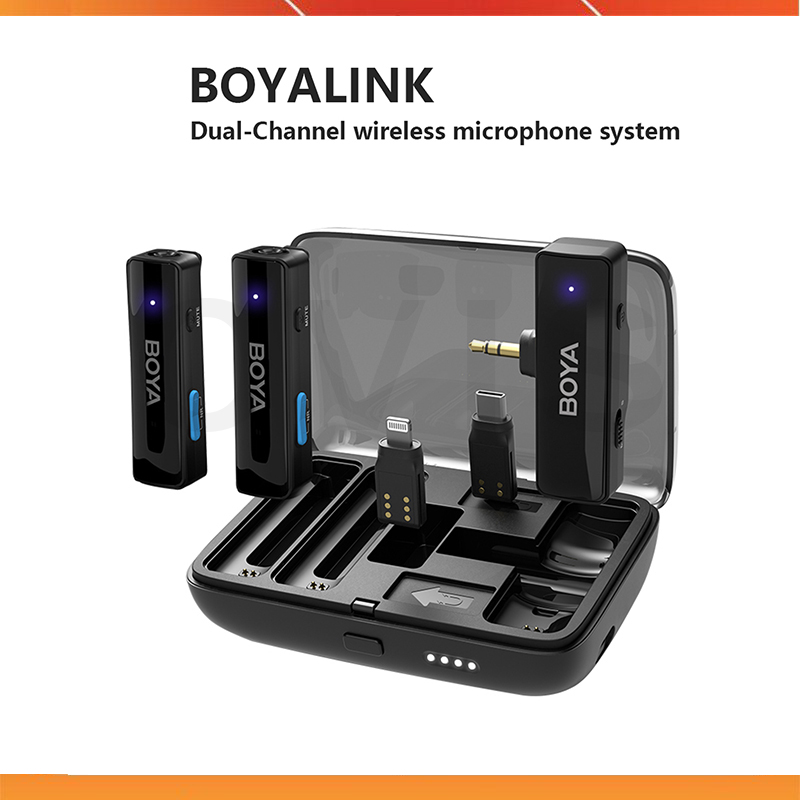 BOYALINK - Micro Cài Áo Không Dây 2.4GHz Cho IOS, Android, Máy Ảnh