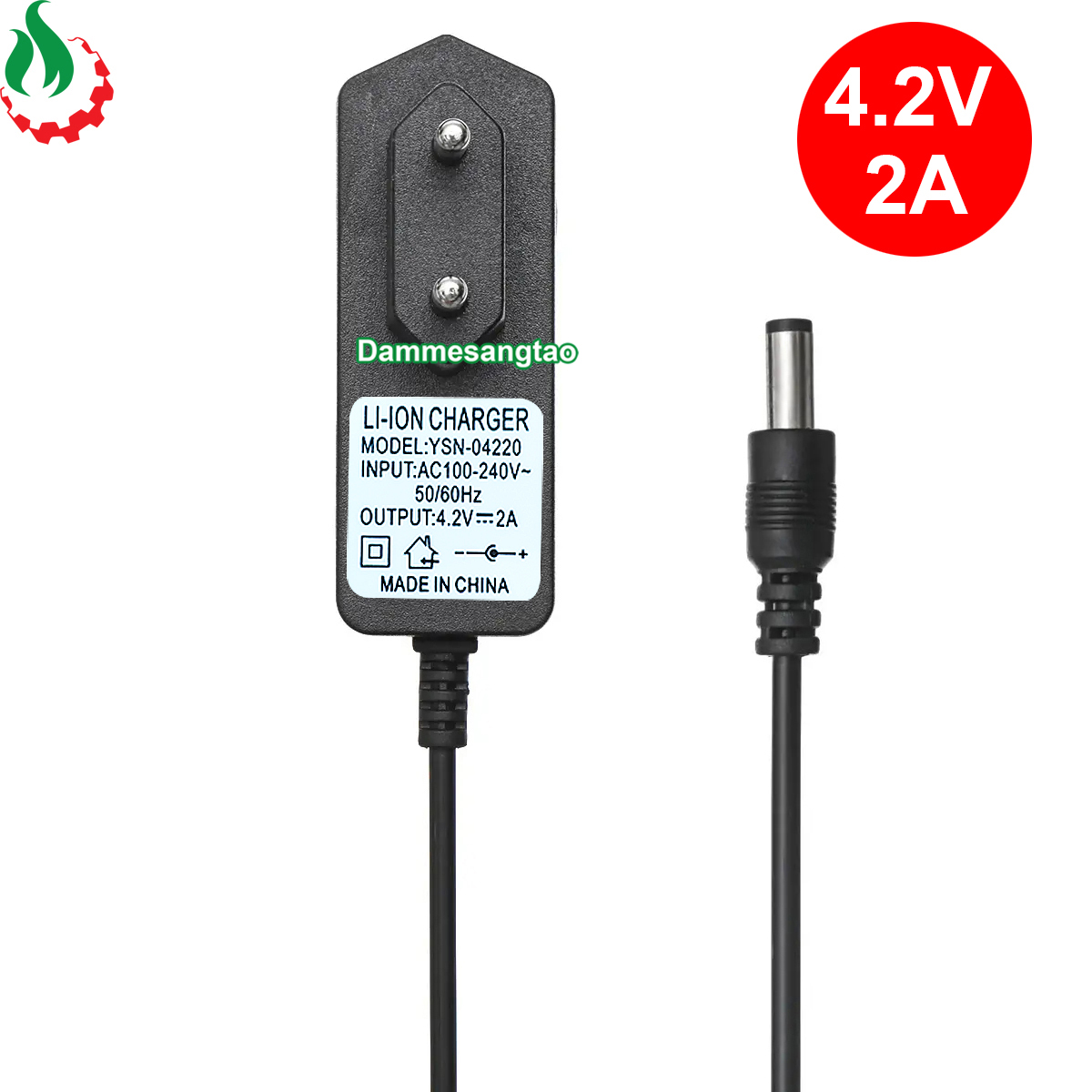 Sạc 1s 4.2v 2a dùng cho pin li-ion 3.7v