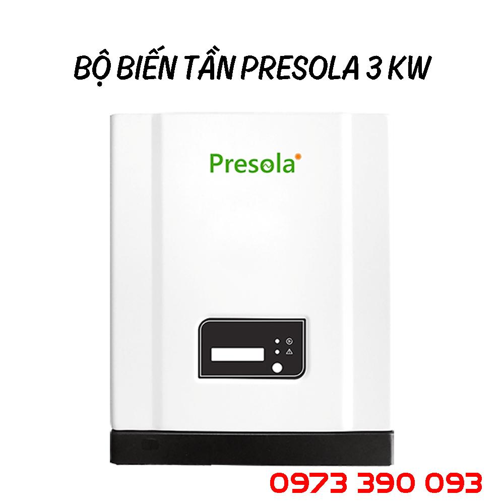 BỘ BIẾN TẦN (INVERTER) ĐIỆN MẶT TRỜI HÒA LƯỚI PRESOLA 3 KW PM-3000TL-SS