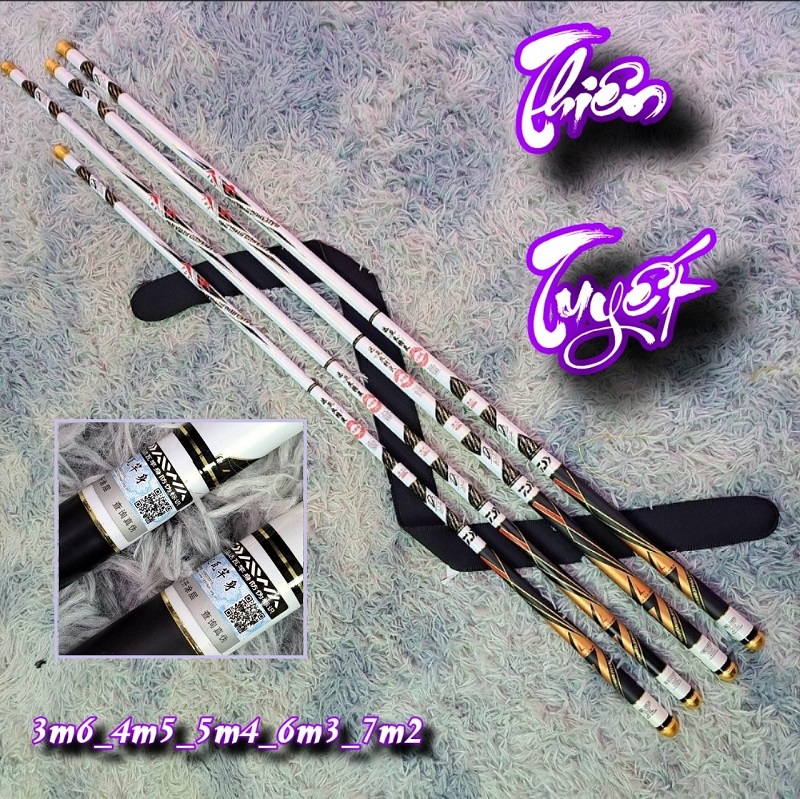Cần câu tay daiwa thiên tuyết độ cứng 6h tải tĩnh 2.7kg ct42 - sanami fishing