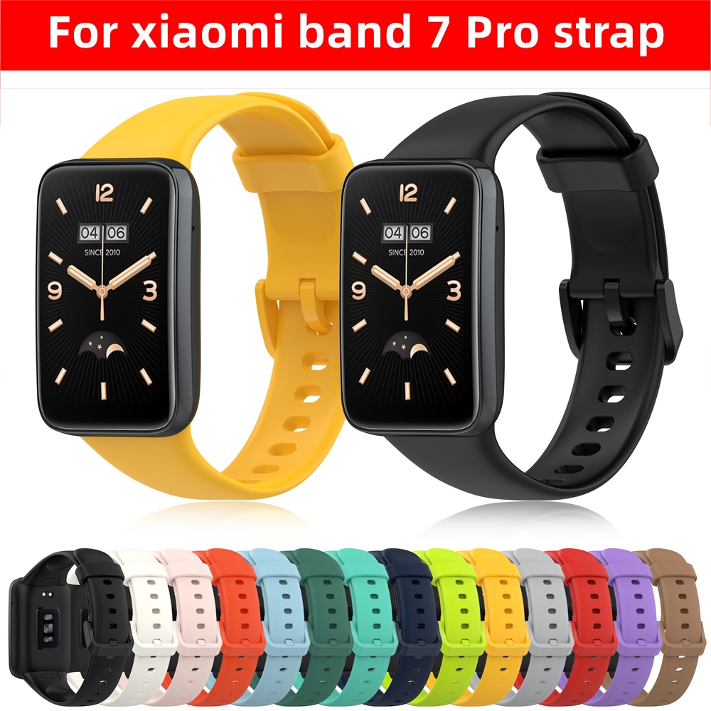 CW strap For latest xiaomi mi band 7 Silicone Bracelet Strap Mi7 pro sport