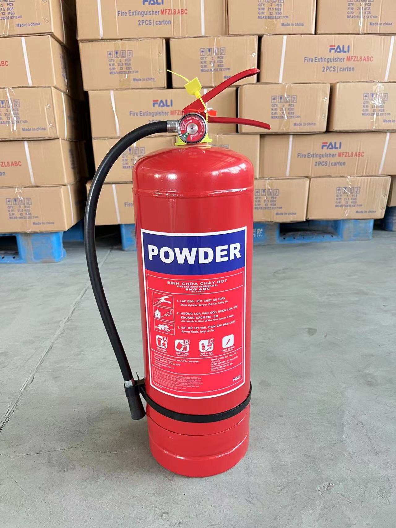 Bình chữa cháy ABC 4KG MFZL4 Fali tặng kèm móc treo, bình chữa cháy dành cho gia đình, nhà trọ, văn phòng,... Mua 2 bình tặng Bộ Cấm lửa cấm thuốc