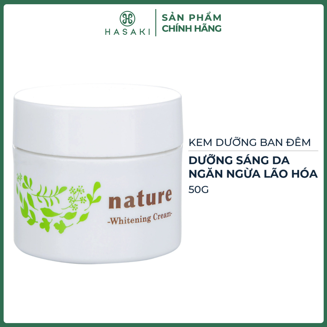 Kem Dưỡng Naris Nature Làm Sáng Da Ban Đêm 50g Hasaki Sản Phẩm Chính Hãng