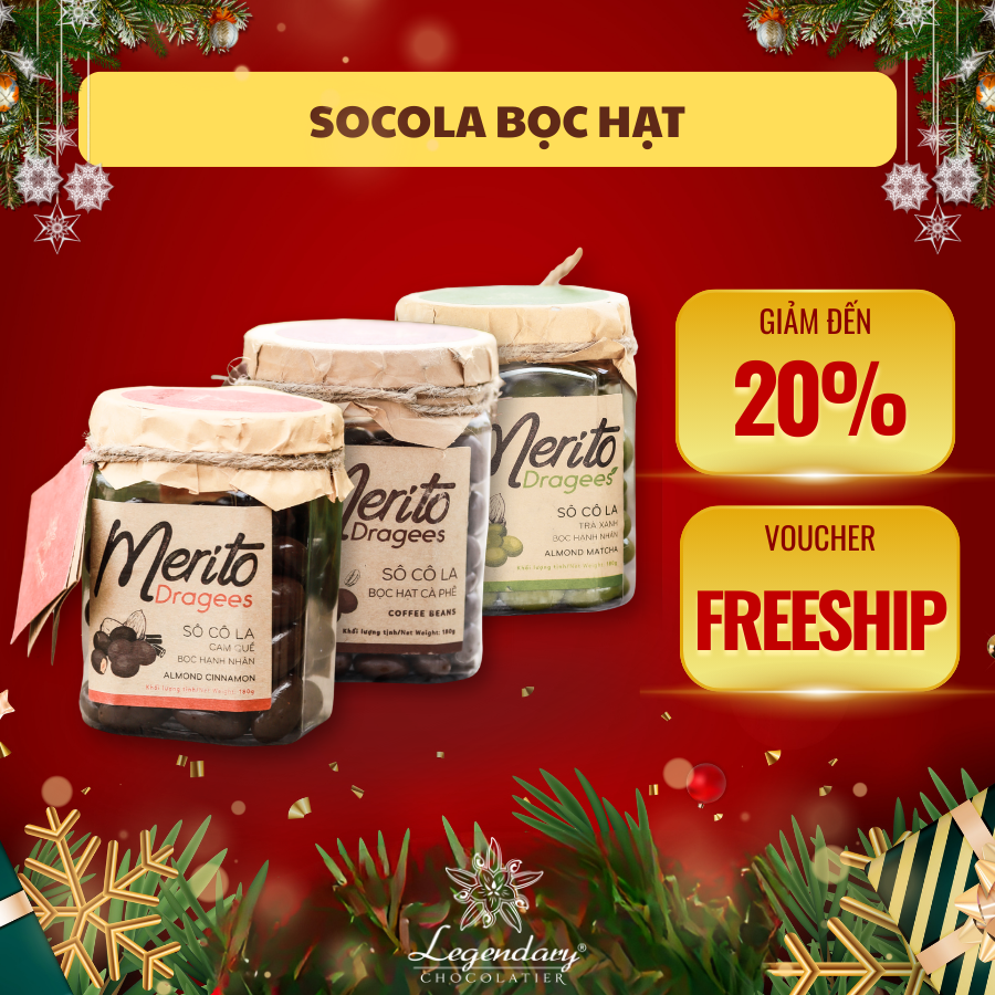 Legendary Snack Chocolate Covered Nuts - Merito Dragees Chocolate - Extremely Delicious Snacks for All Ages - Thương hiệu Legendary Chocolatier Giá 190,900 Đồng*Miễn phí vận chuyển