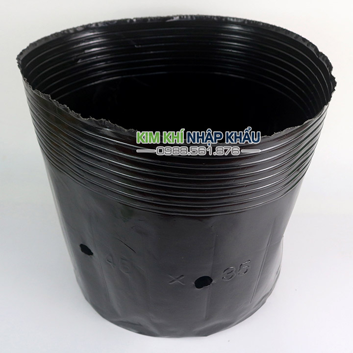 1kg chậu nhựa mềm ươm cây kích thước 45x35