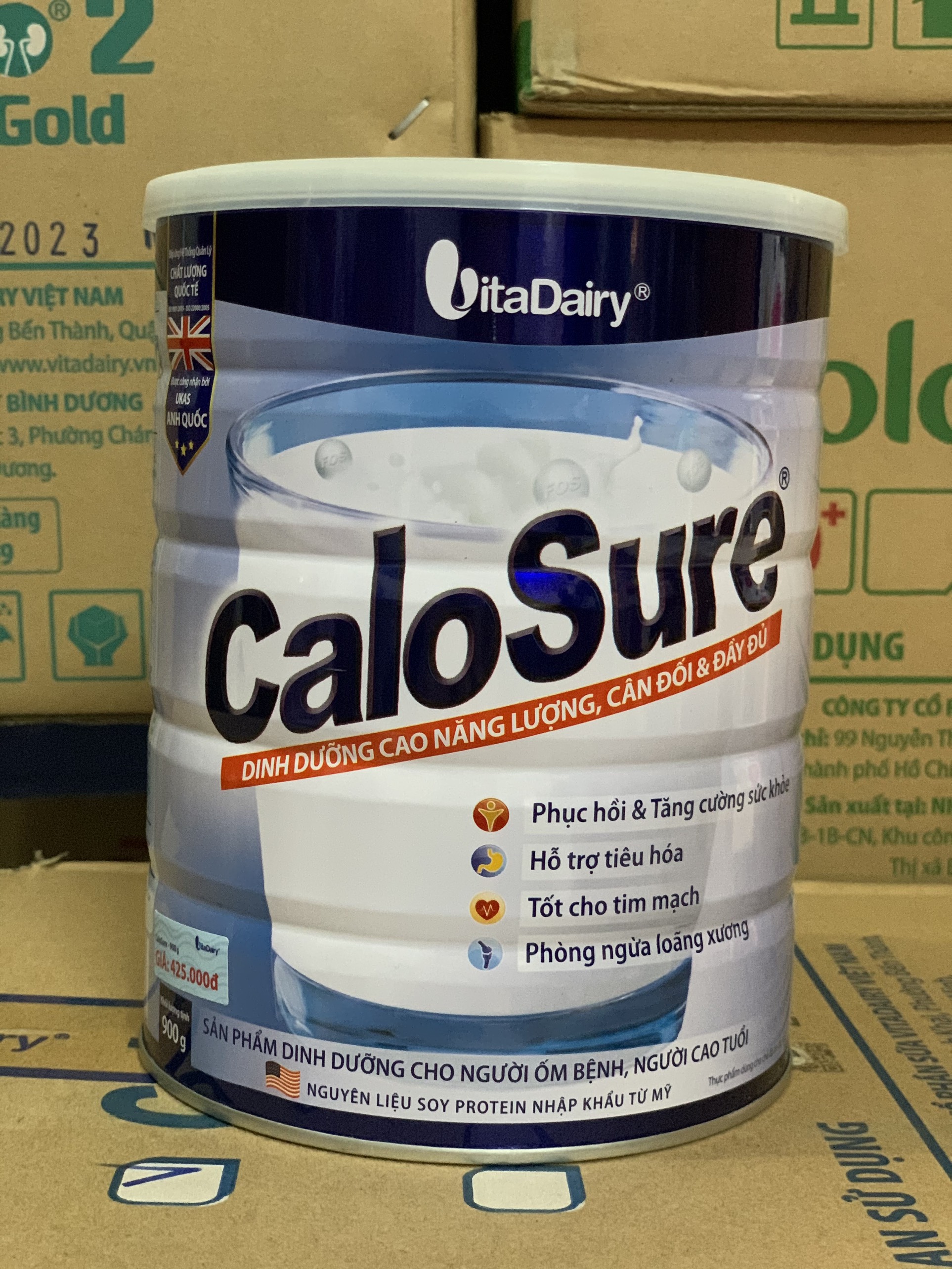 Sữa CaloSure VitaDairy hộp 900g