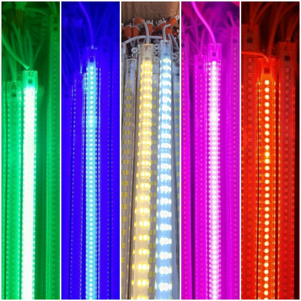 [Combo] 5 đèn led thanh vỏ nhựa 220V 30CM - Điện Việt. Có thể nối tiếp nhiều thanh lại với nhau.
