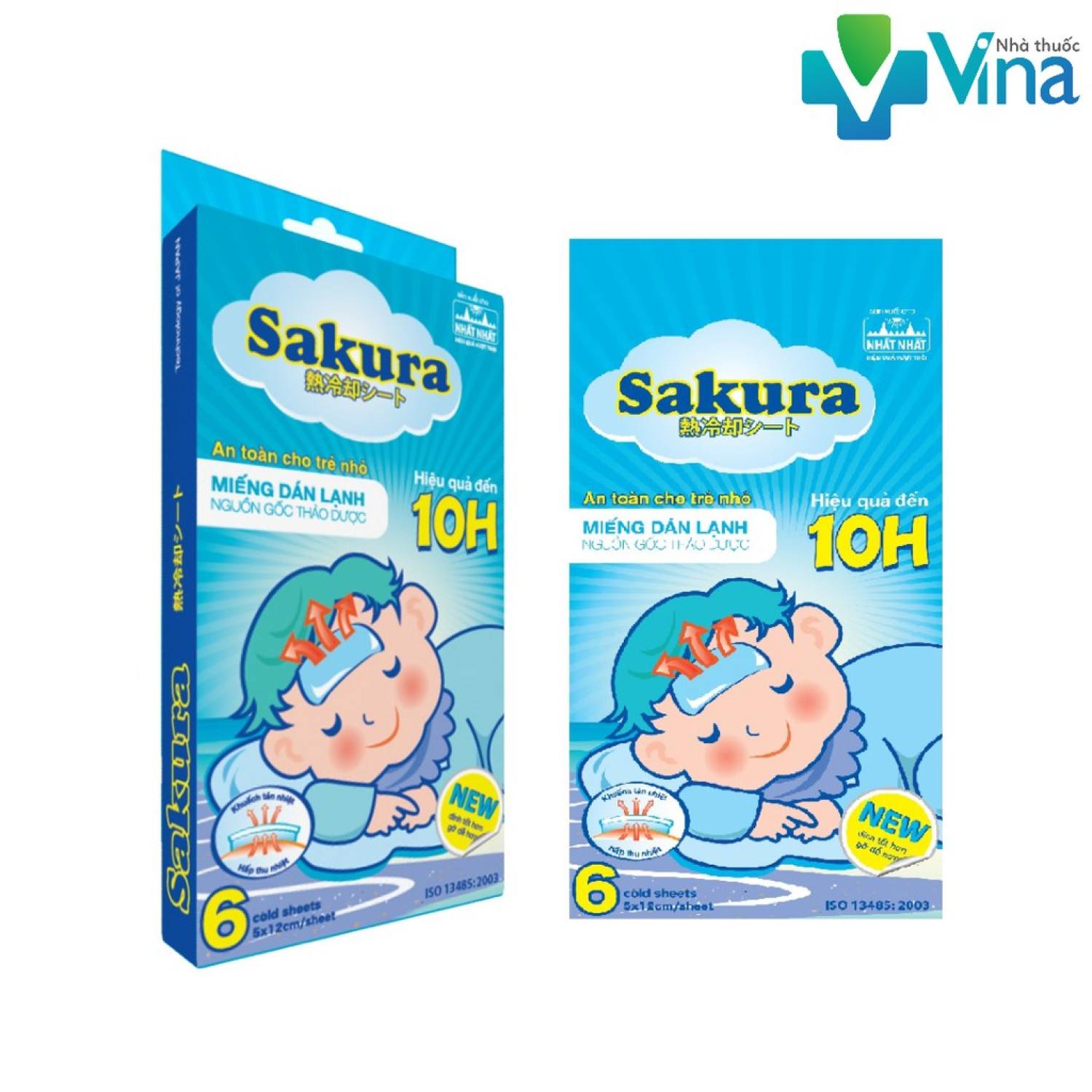 Miếng dán hạ sốt sakura ƞhất ƞhất