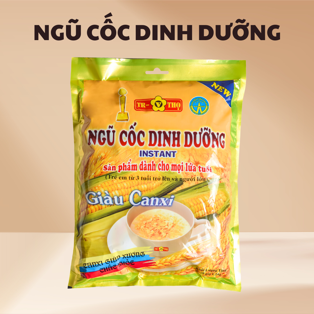 NGŨ CỐC DINH DƯỠNG GIÀU CANXI ( Túi 20 gói x 24g)