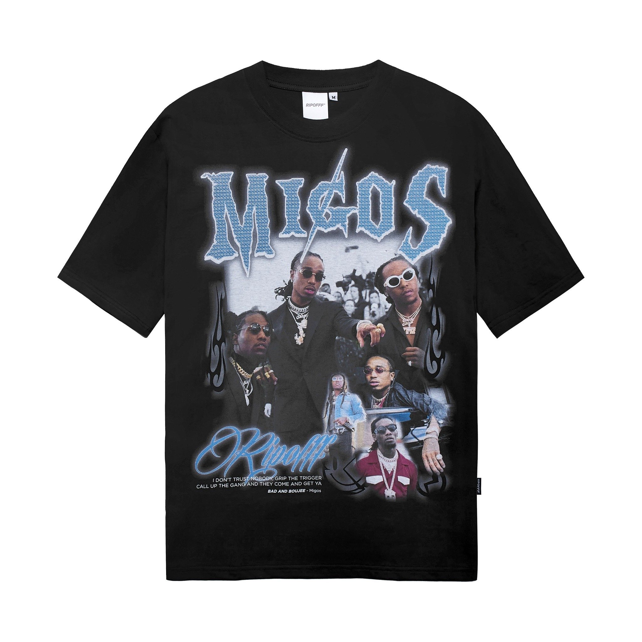 Ripofff migos t-shirt - black