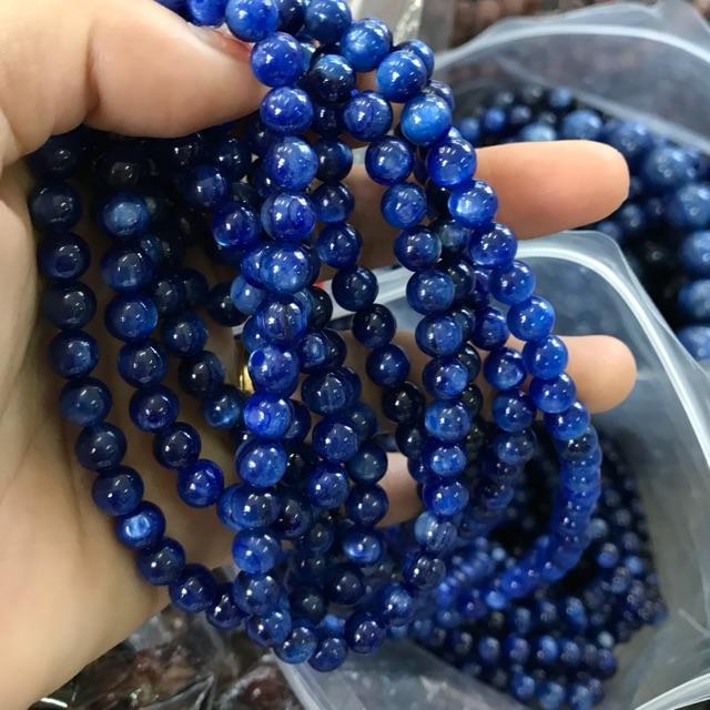 Vòng tay kyanite quấn 3 vòng tự nhiên- chuẩn A