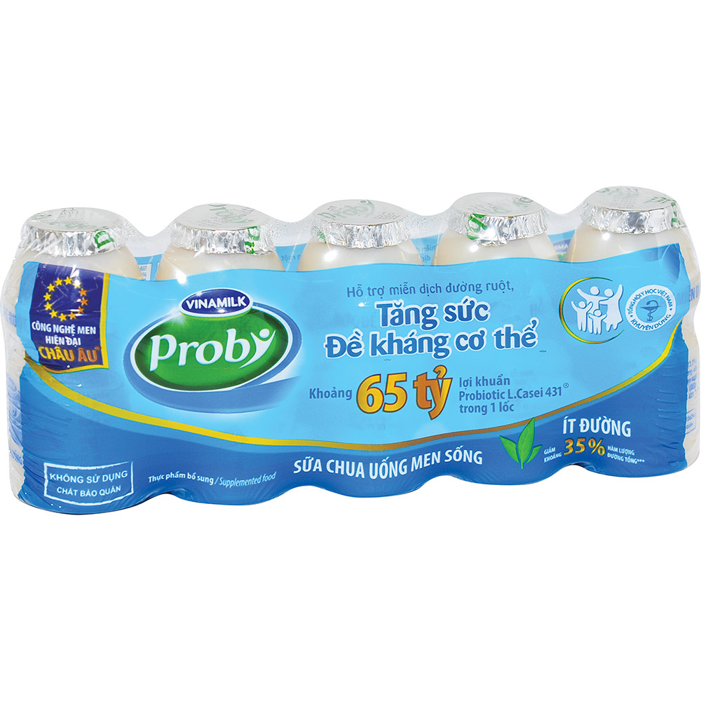 Sữa chua uống Probi ít đường 65ml*5