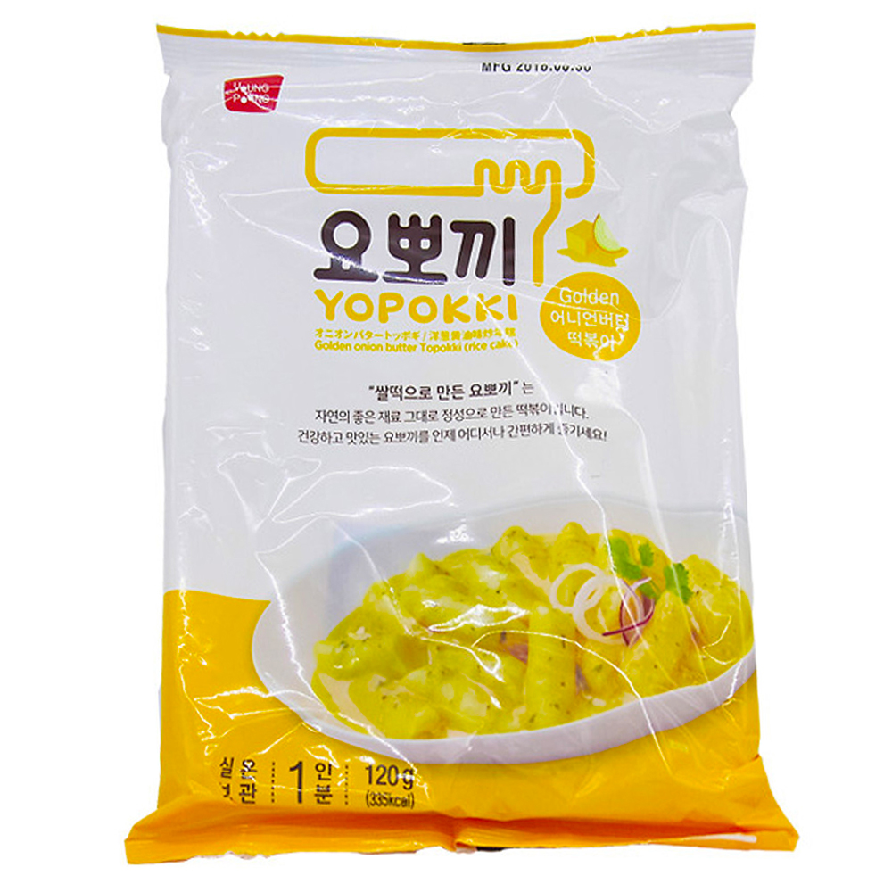 [GÓI NHỎ] Bánh Gạo Young Poong Topokki Vị Xốt Bơ Hành Nhập Khẩu Hàn Quốc Dạng Gói (120g/gói)