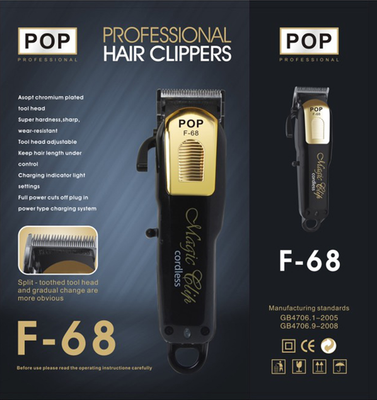 Combo 40 tông đơ cắt tóc chuyên nghiệp magic clip pop f-68