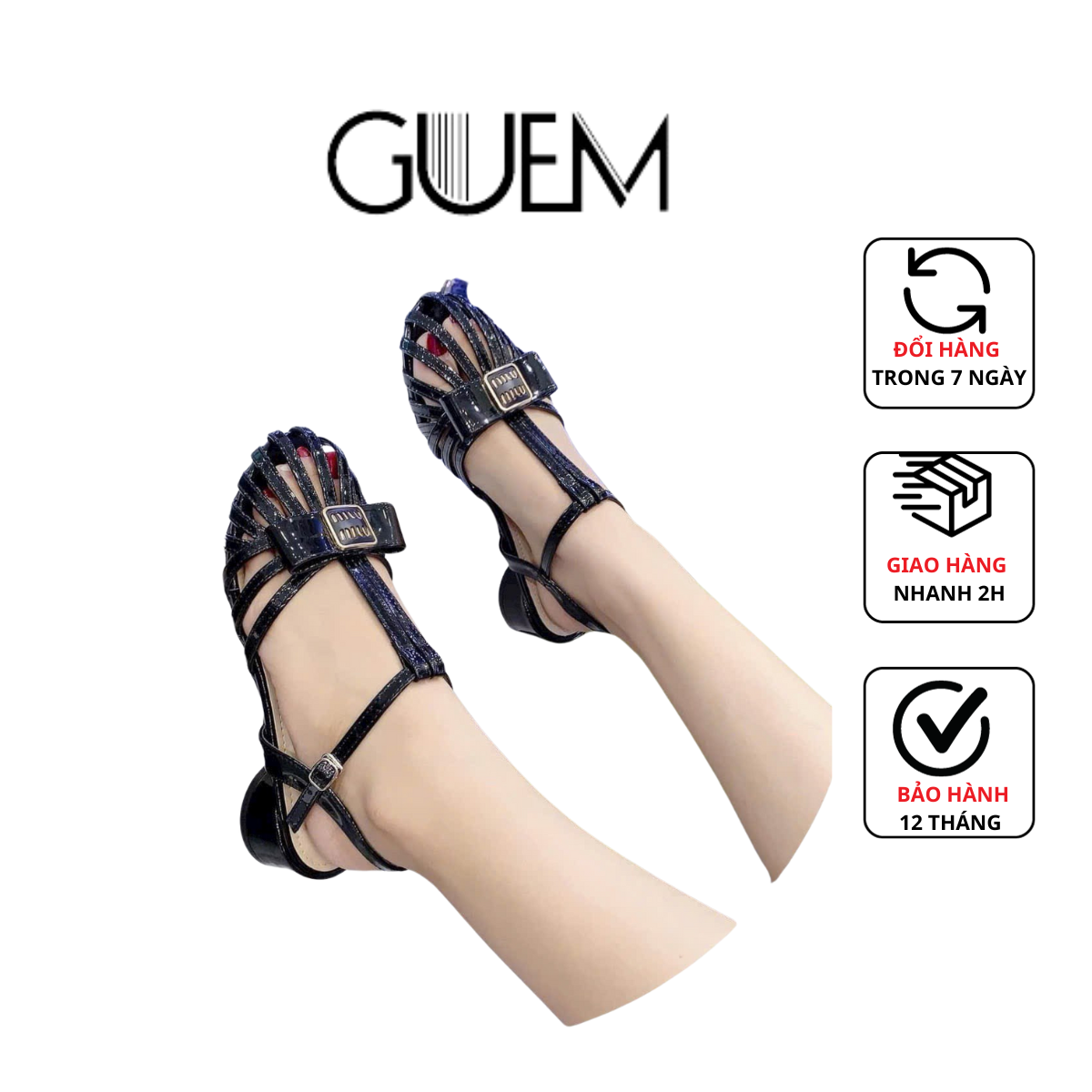 Sandal rọ miu miu dây đan sợi mảnh cao cấp AS01