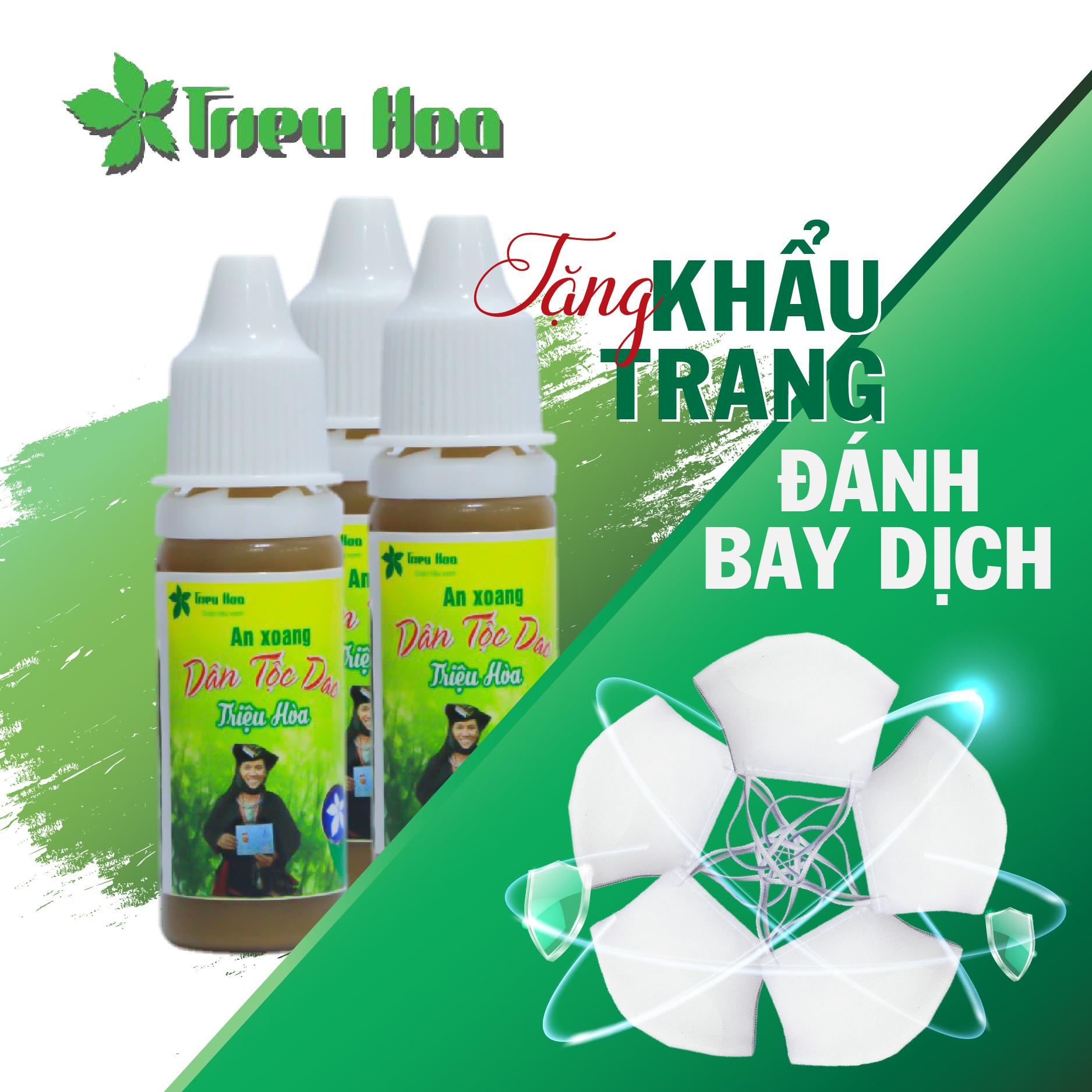 Bộ 03 Thảo dược cho viêm xoang viêm mũi An xoang Triệu Hòa
