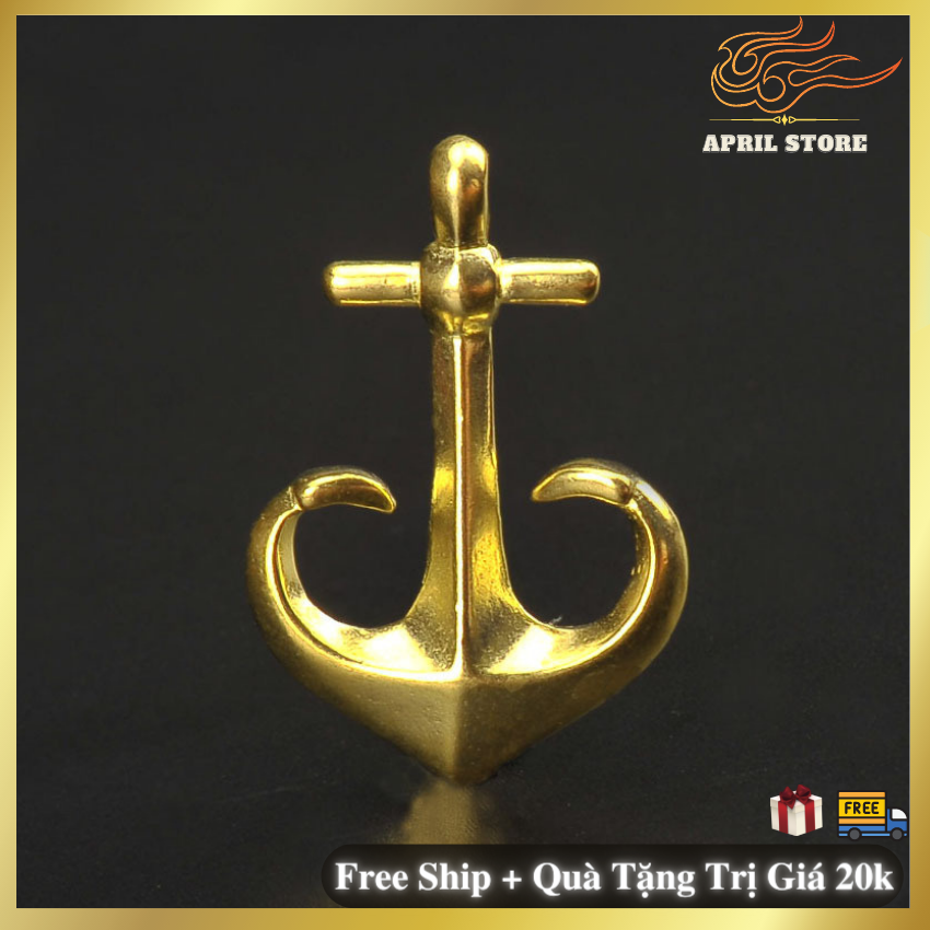 ️🏆️🏆️Móc Khóa Hình Chiếc Mỏ Neo Rotterdam - Móc Treo Chìa Khóa - Đồng Nguyên Chất - Size (28*42mm)