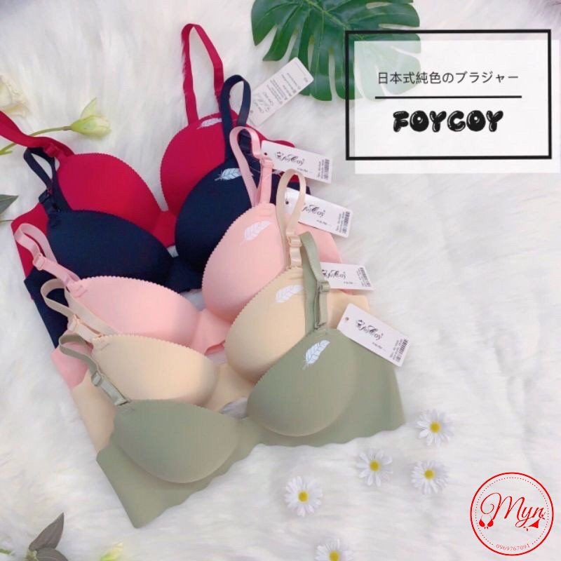Áo lót su bàn tay đẩy ngực hình chiếc lá foycoy, áo ngực su đẹp - hàng loại 1 - myn shop