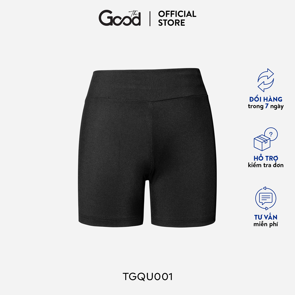 Quần Biker Nữ Thun Tăm The Good/Quinn Biker