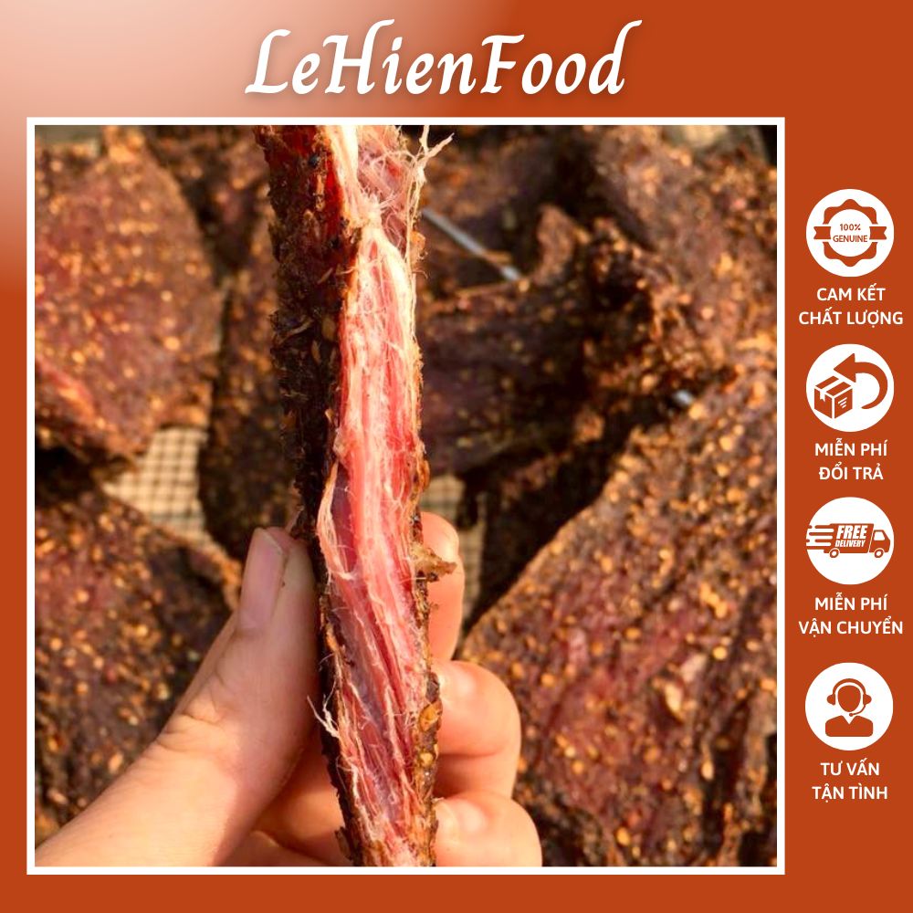 Thịt Lợn/Heo Khô Gác Bếp 250Gam ,  chuẩn vị Tây Bắc  thơm mùi hạt dổi mắc khén, Tặng Chẩm chéo