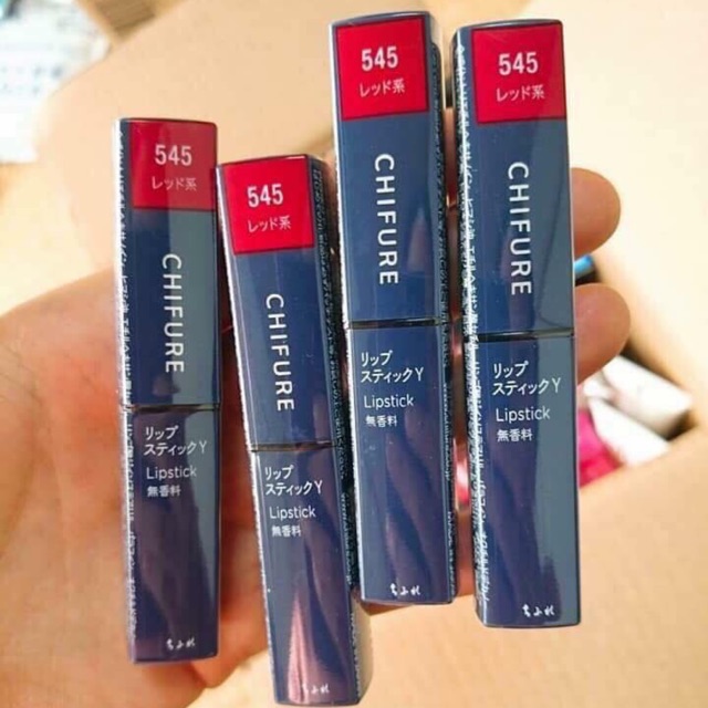 [744, 545, 542[ Son lì Chifure lipstick Y nhiều dưỡng Nhật Bản