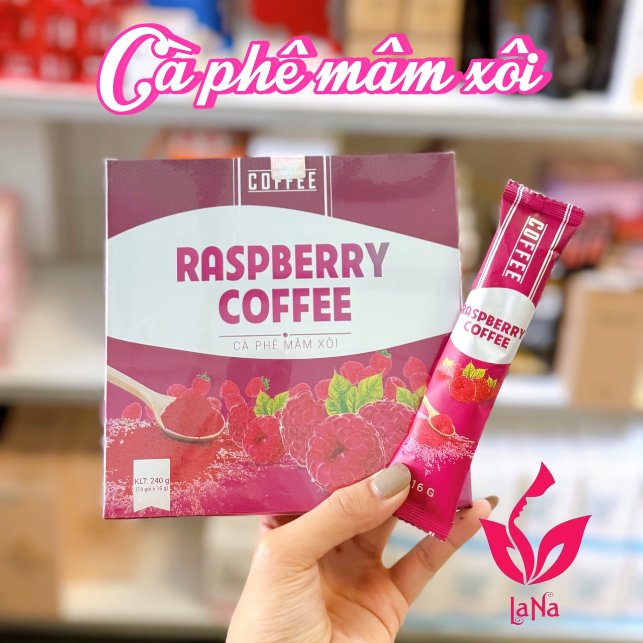 Cà Phê Mâm Xôi Giảm Cân Raspberry Coffee