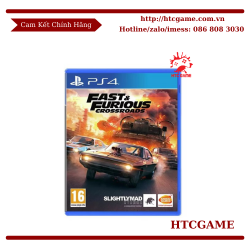 Đĩa game Fast and Furious Crossroads dành cho máy PS4/PS5
