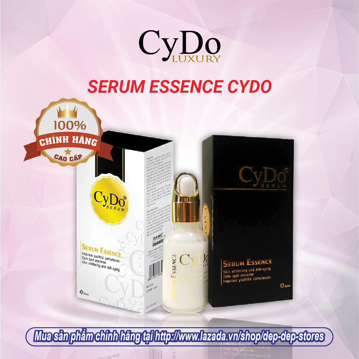 Serum ngăn ngừa lão hóa 7 tác dụng essence cydo 30ml