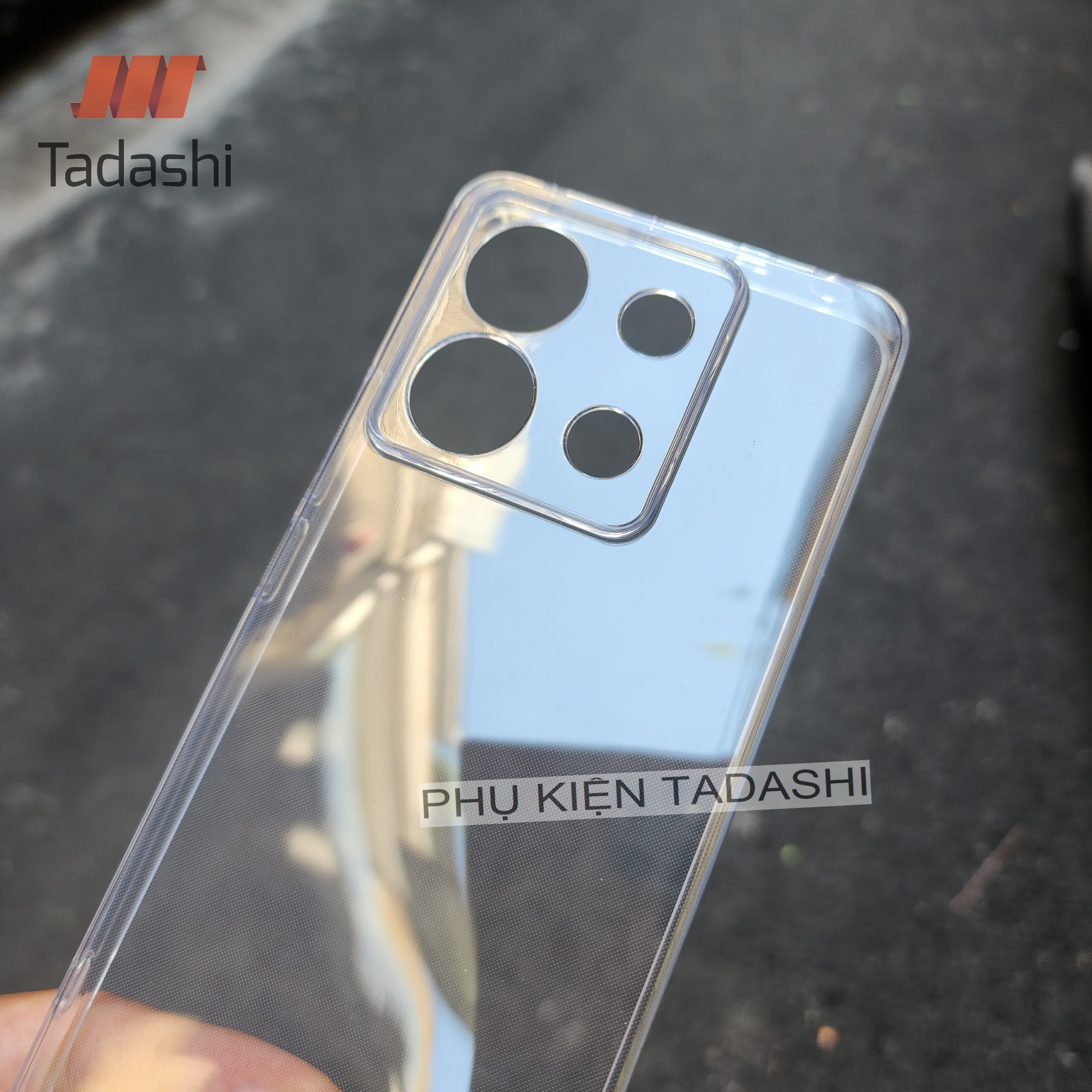 Ốp lưng trong suốt redmi note 13 pro 4g/ 5g, redmi note 13 4g/ 5g, note 13 pro+ 5g dẻo ôm khít máy, có gờ bảo vệ camera