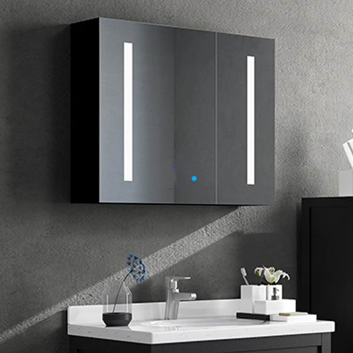 [HCM][Kích thước 70 x 62cm]Tủ gương phòng tắm thông minh SMHome NT03 - Tích hợp đèn Led và công tắc cảm ứng trên gương