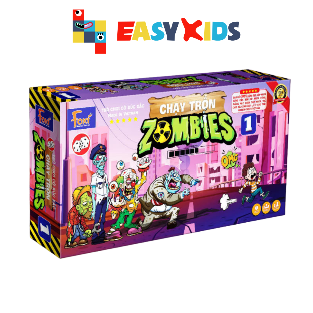 Đồ chơi board game - chạy trốn zombies nam châm