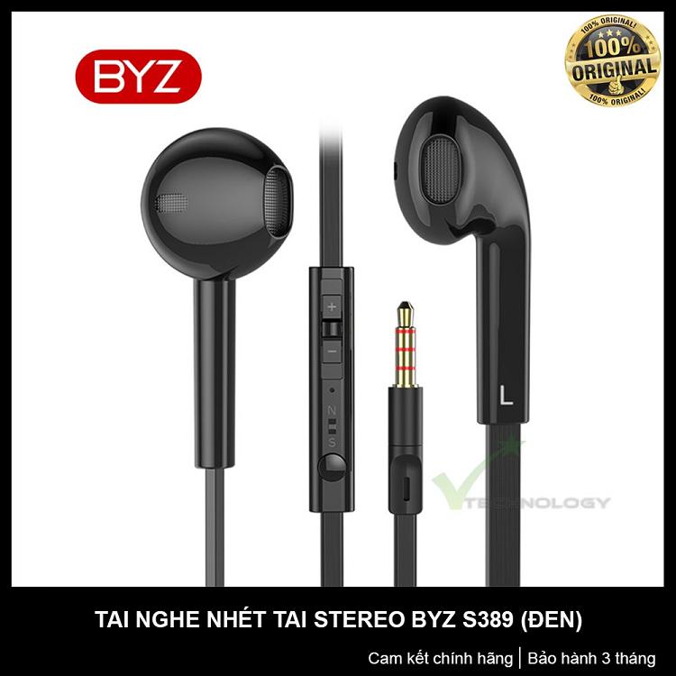 Tai nghe nhét tai byz s389_
