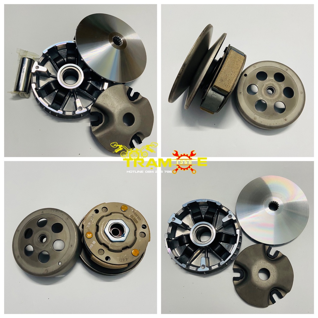Trọn bộ nồi trước sau dây curoa xe Yamaha Nouvo 4 5 6 Nouvo LX SX có bán lẻ
