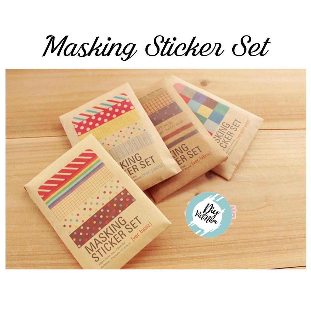 Masking sticker set