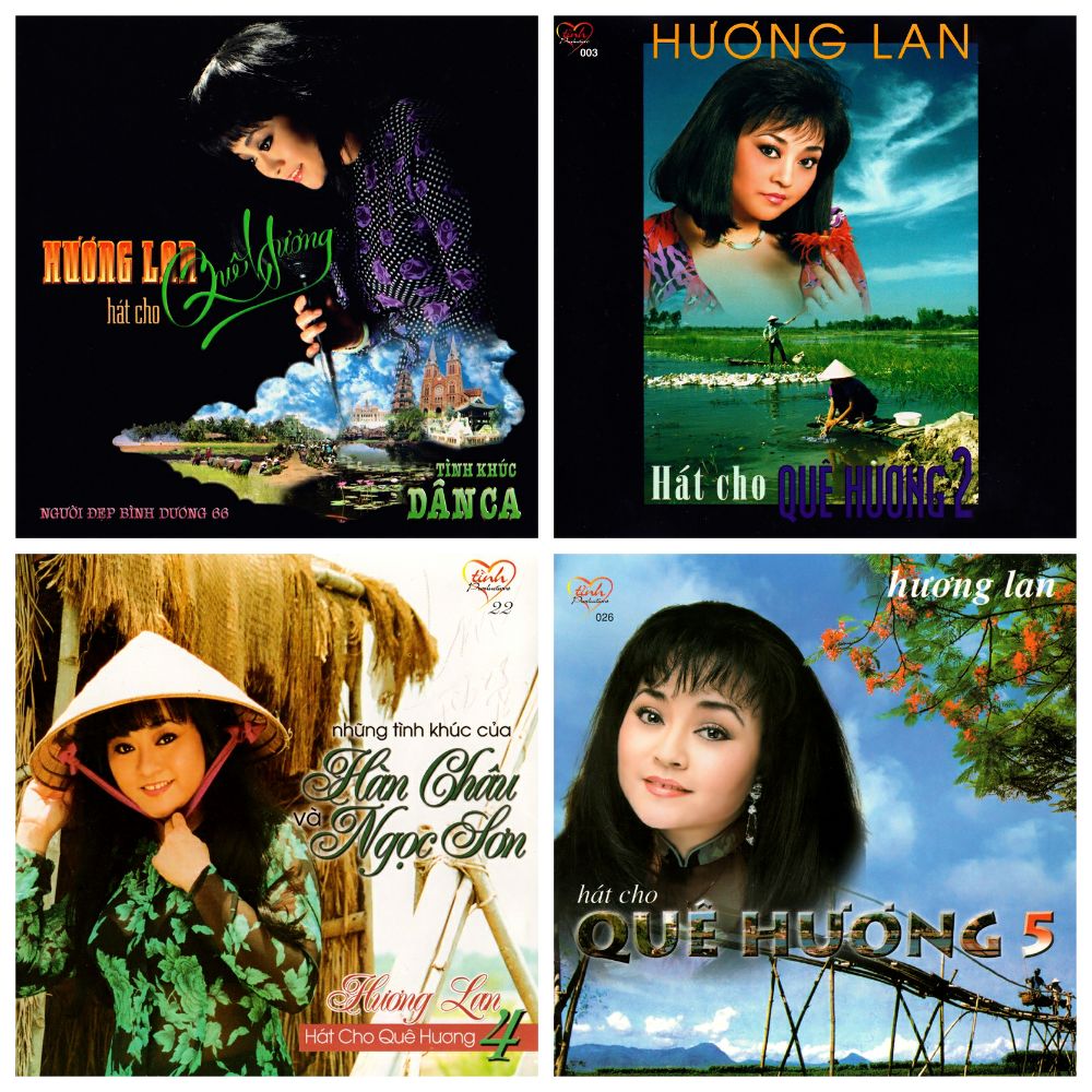 [MDCD] Bộ 4 Đĩa CD Hương Lan Hát Cho Quê Hương