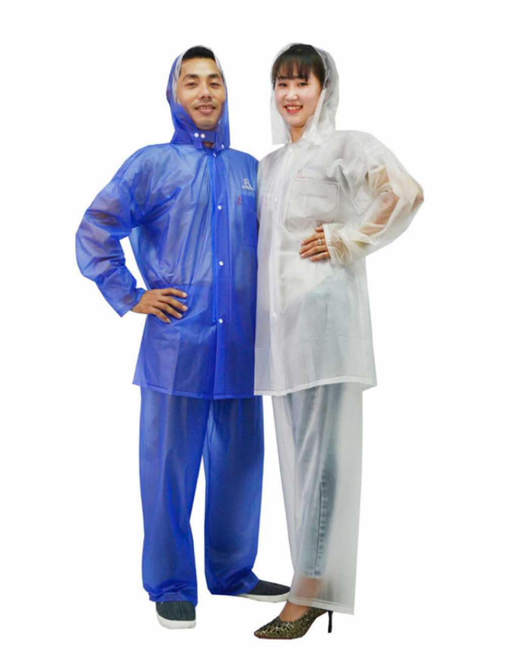 Bộ Áo Mưa Rando Trong Màu Chất Liệu PVC, Thời Trang, Cá Tính - ASPC-01