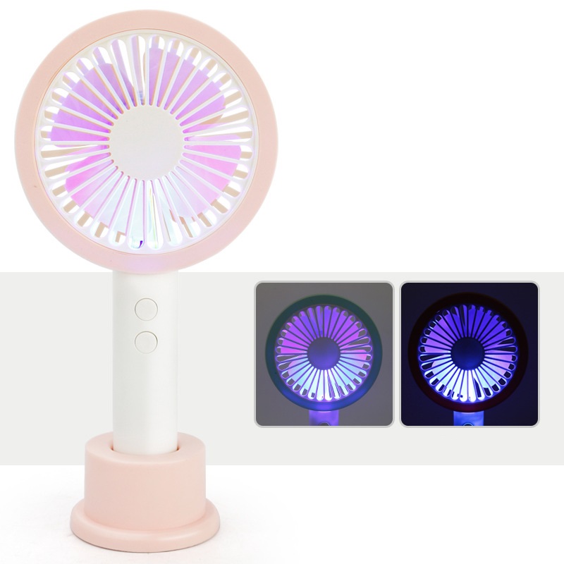 Quạt cầm tay 3 cánh mht660-3 có led