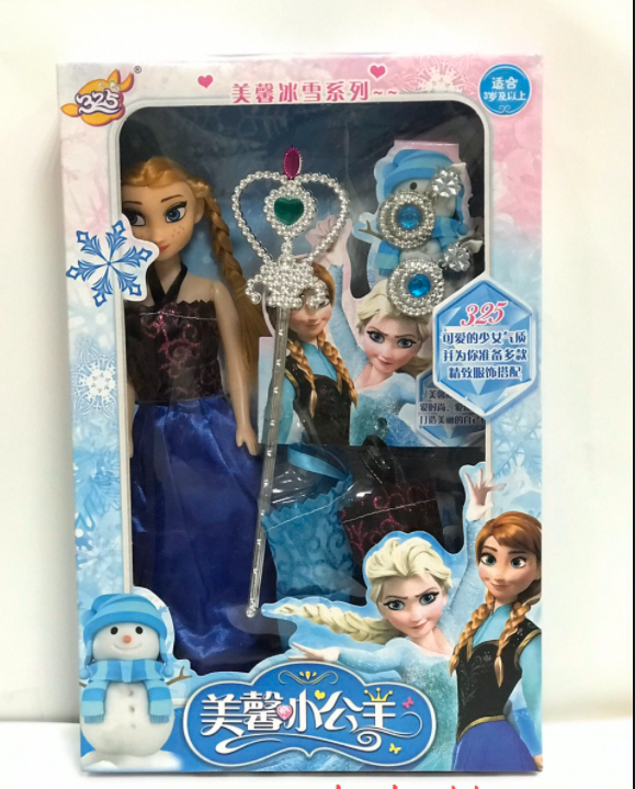[HCM][ Hộp quà tặng] Đồ chơi búp bê elsa quần áo thời trangBúp bê Nữ hoàng băng giá búp bê elsa cho bé