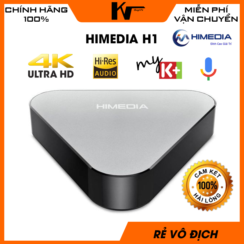 Android tv box himedia h1 4k, rom atv9. tìm kiếm giọng nói, thanh lý