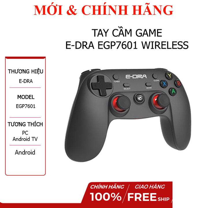 Tay cầm chơi game e-dra egp7601, microsoft xbox 360