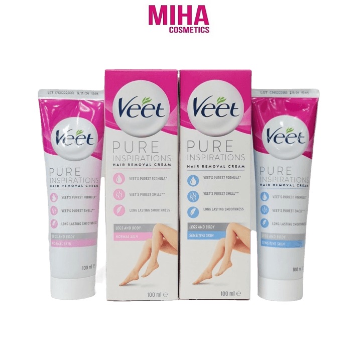 Kem tẩy lông veet silky fresh 100g pháp mẫu mới