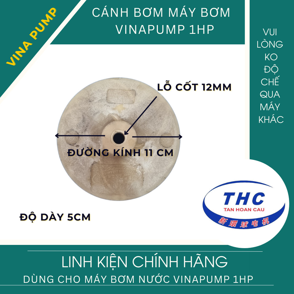 Cánh bơm nước vina pump tân hoàn cầu các loại