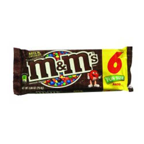 Socola vị sữa M&M 6 packs 6 gói nhỏ bên trong hàng Mỹ